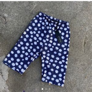 Daisy biker shorts